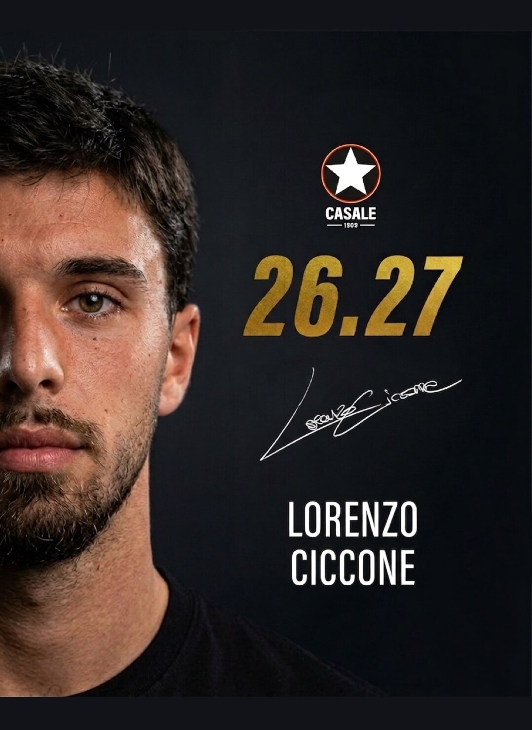 Lorenzo Ciccone Casale 1909